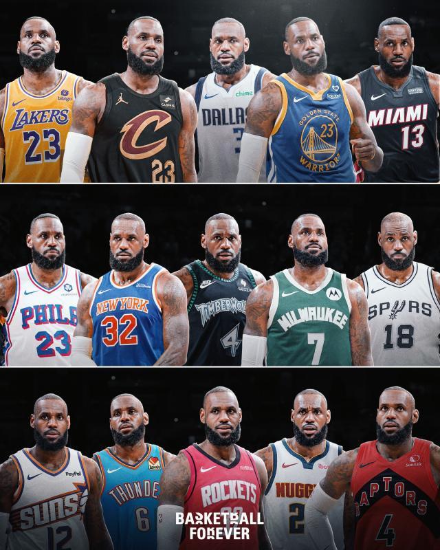 斗球TV-真正的巡演？网友提议詹姆斯下赛季依次签约30队