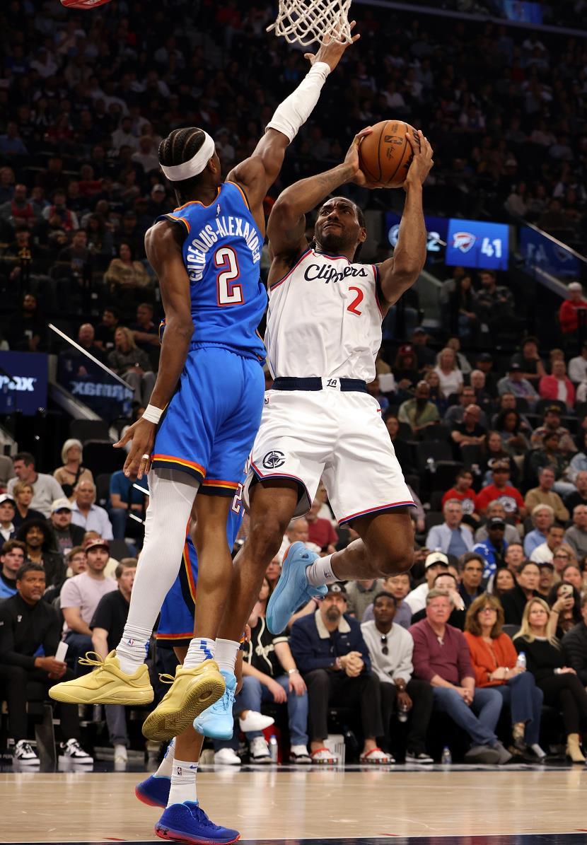 斗球TV-一边倒!快船110-128雷霆,看数据:他是头号罪人!